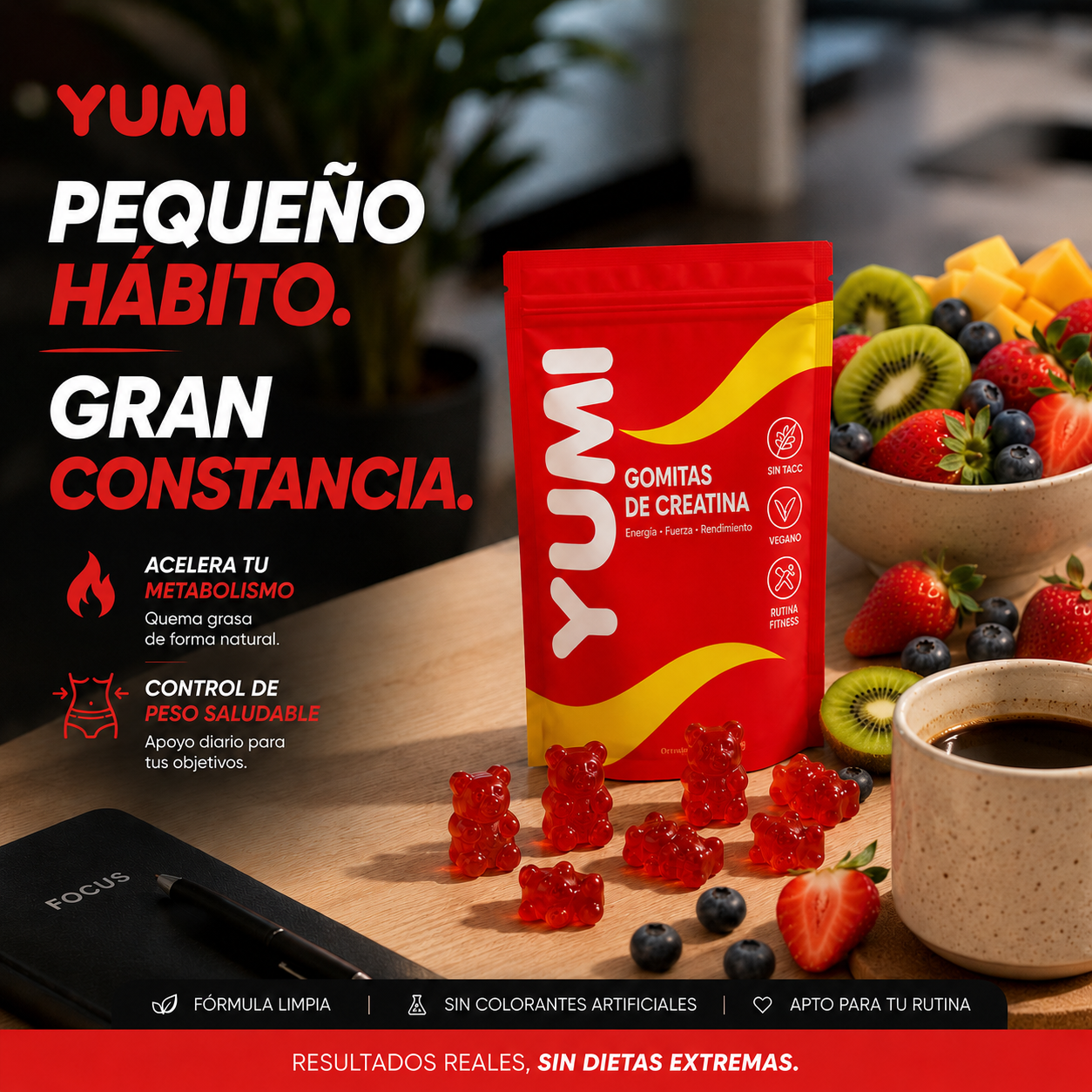 Yumi - Gomitas de Creatina