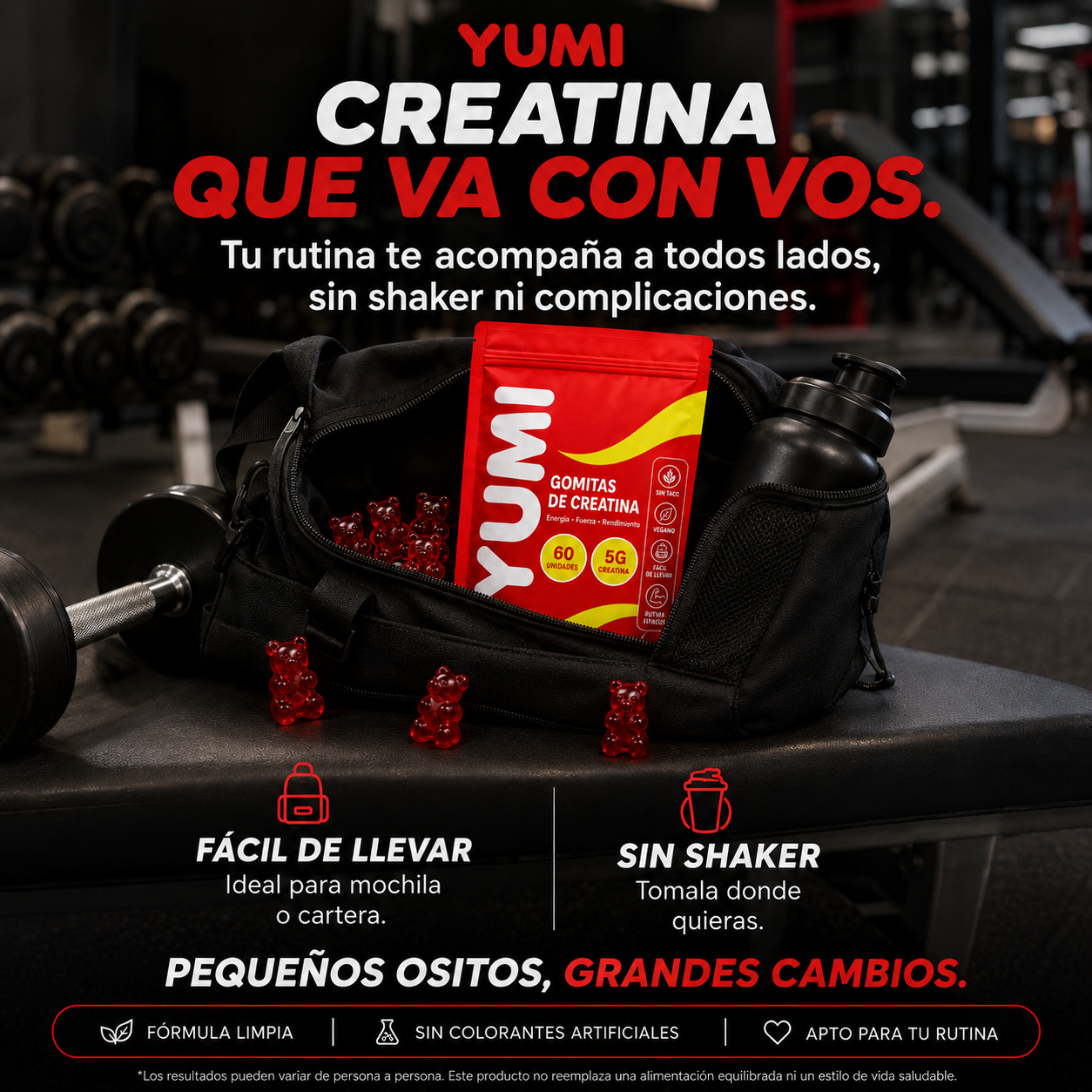 Yumi - Gomitas de Creatina