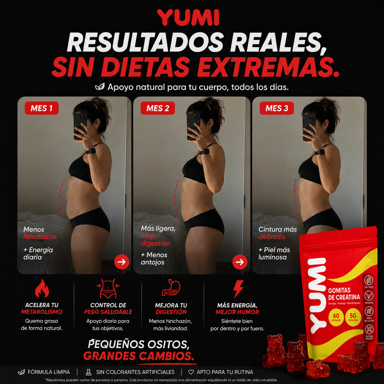 Yumi - Gomitas de Creatina