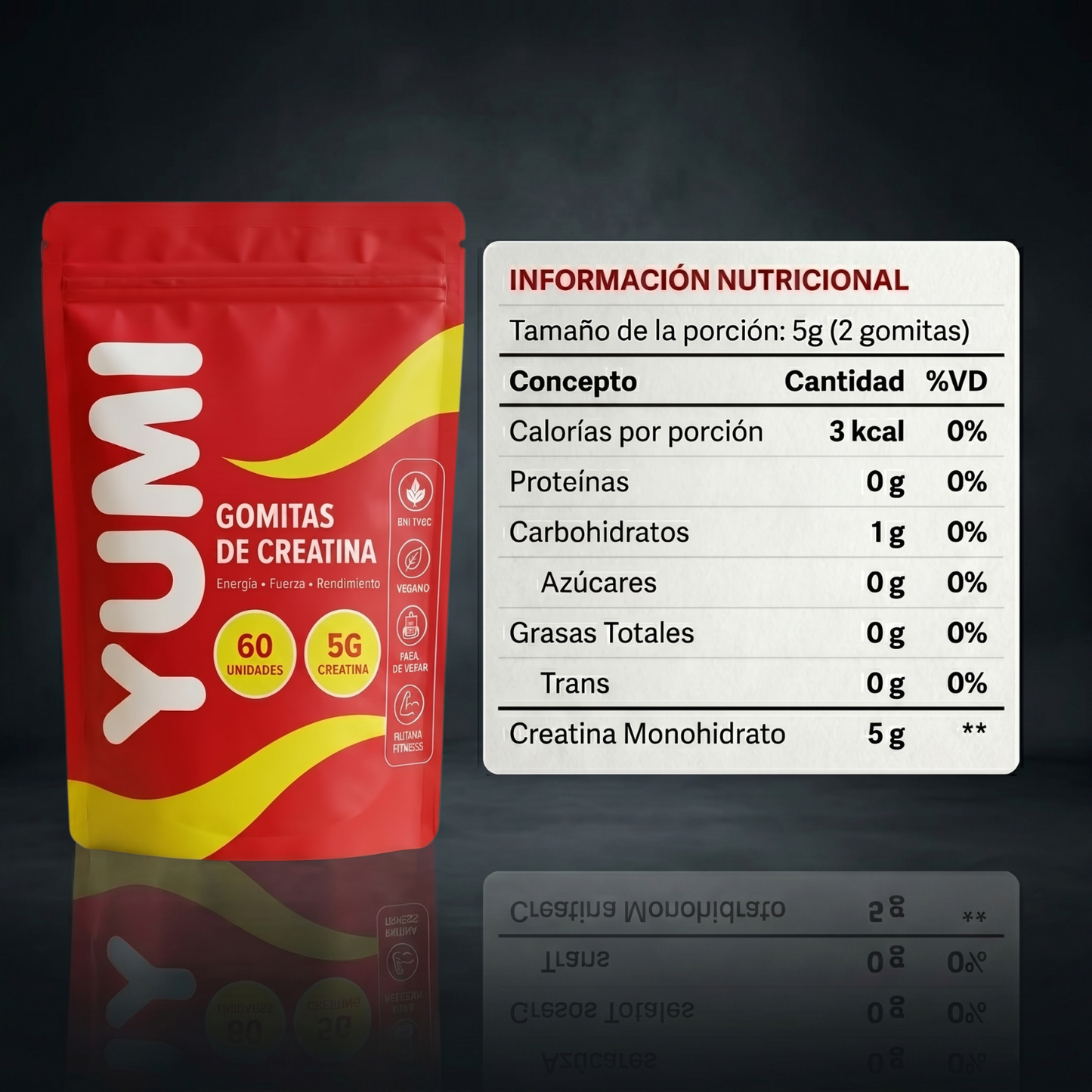 Yumi - Gomitas de Creatina